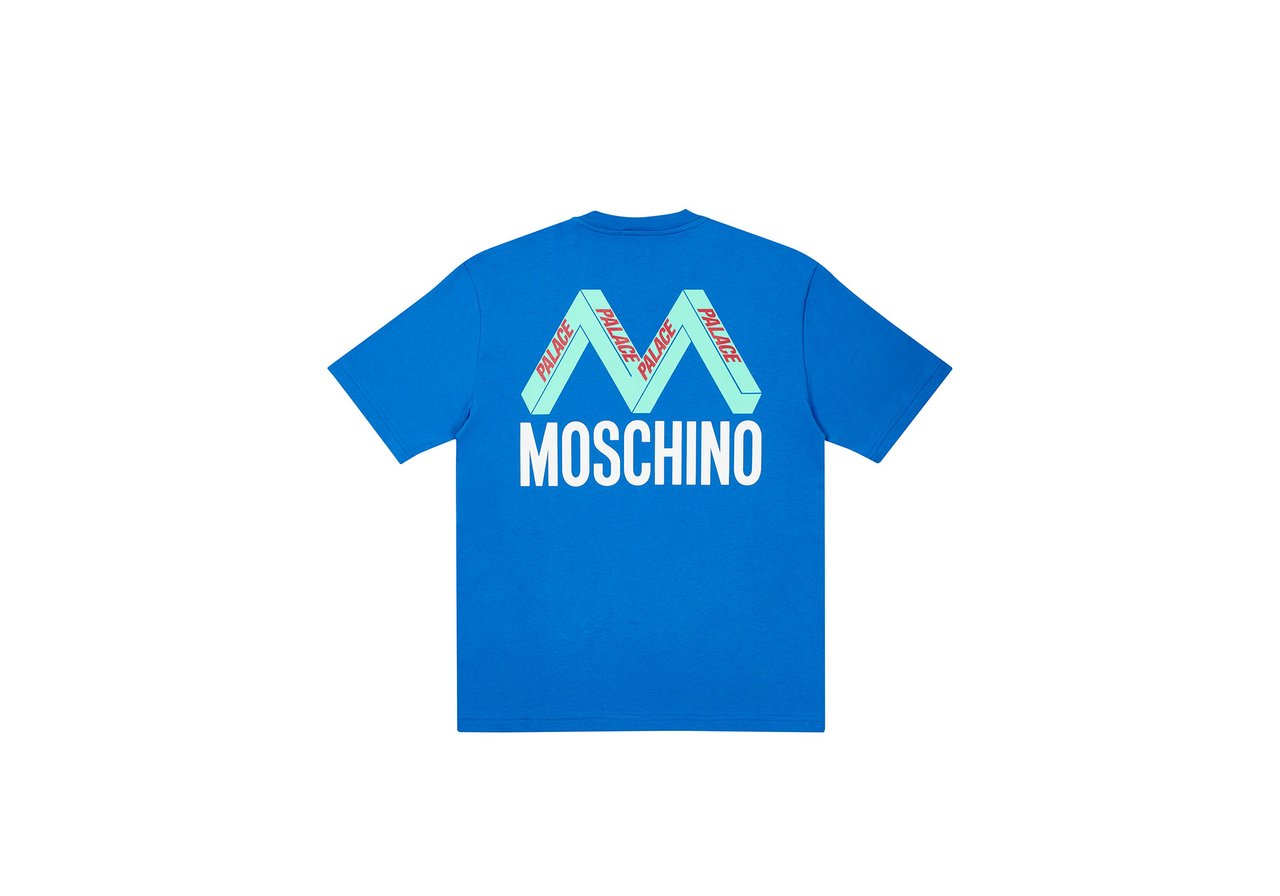 blue moschino shirt