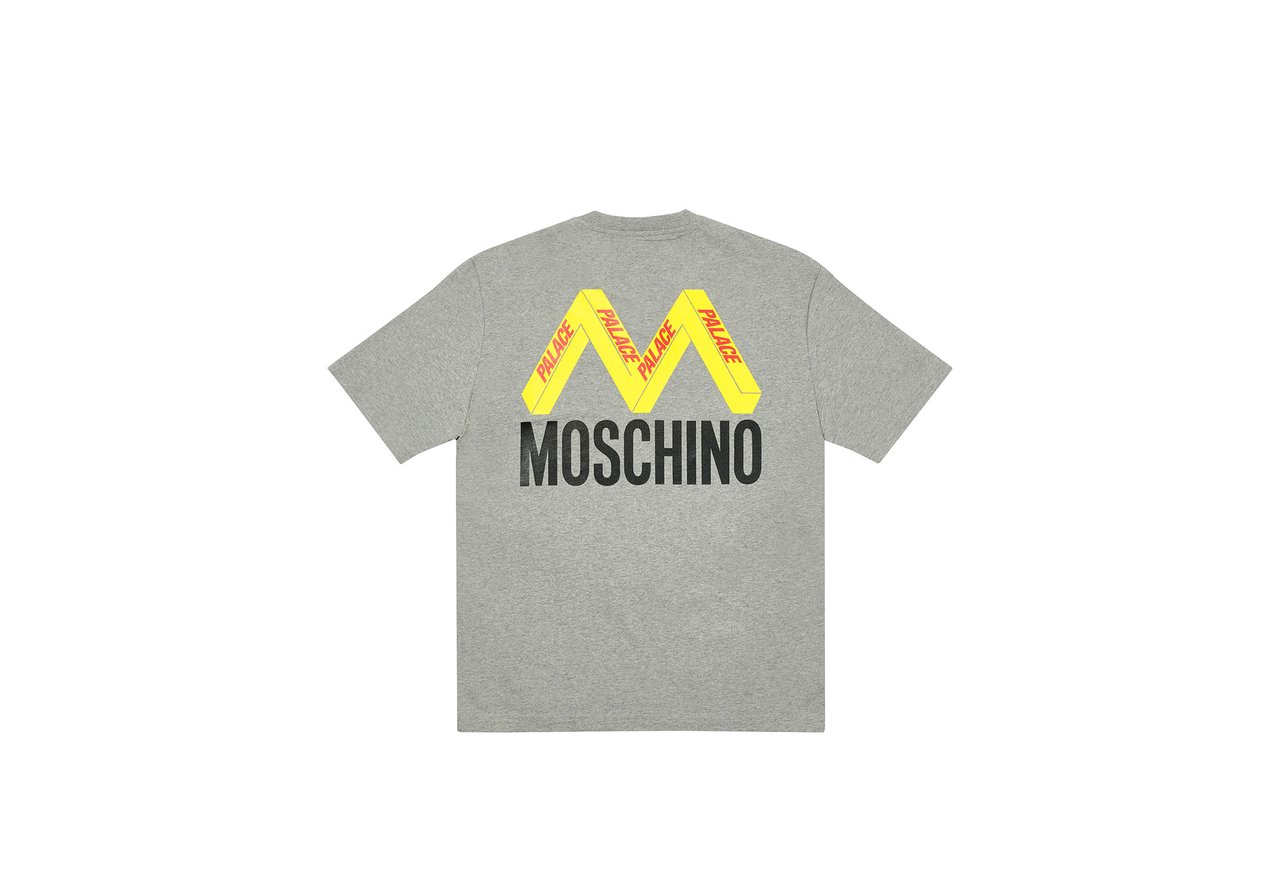 Palace Moschino T-Shirt Grey Marl - FW20