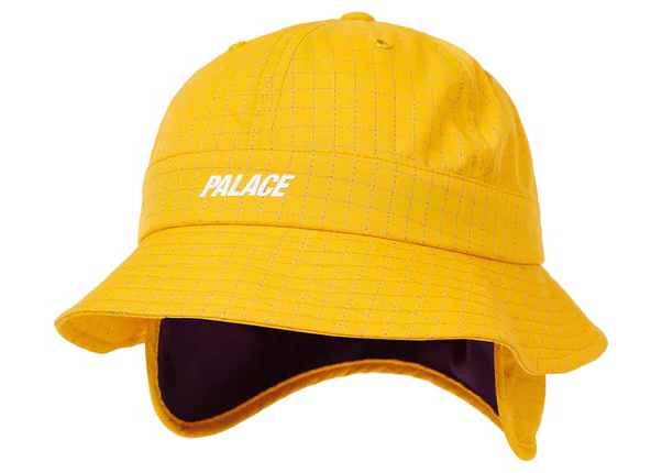 Palace Mountain Bucket Hat Yellow - FW22 Men's - US