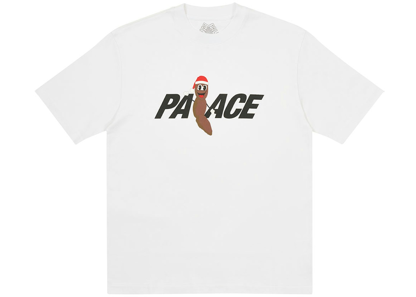Palace Mr Hankey T Shirt White Fw20