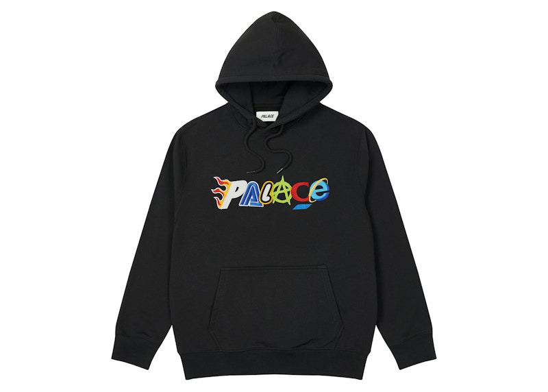 Palace Multi Hood Sweatshirt Black Men's - SS21 - GB