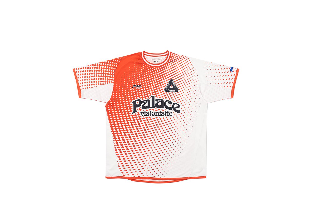 Palace Multi Option Footie Jersey White/Red Men's - SS20 - GB