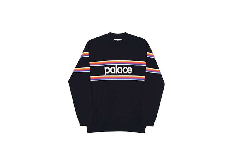 Palace Multi Stripe Knit Black Men's - Spring 2017 - US