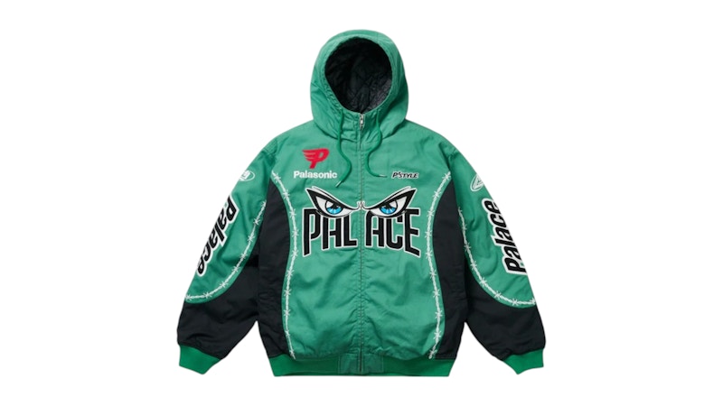 Pre-owned Palace Men's  Need For P's Jacket In Green