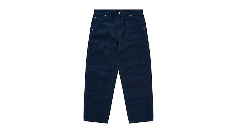 Palace NEEDLES×PALACE Double Knee Pant L Black Needle Cord Double