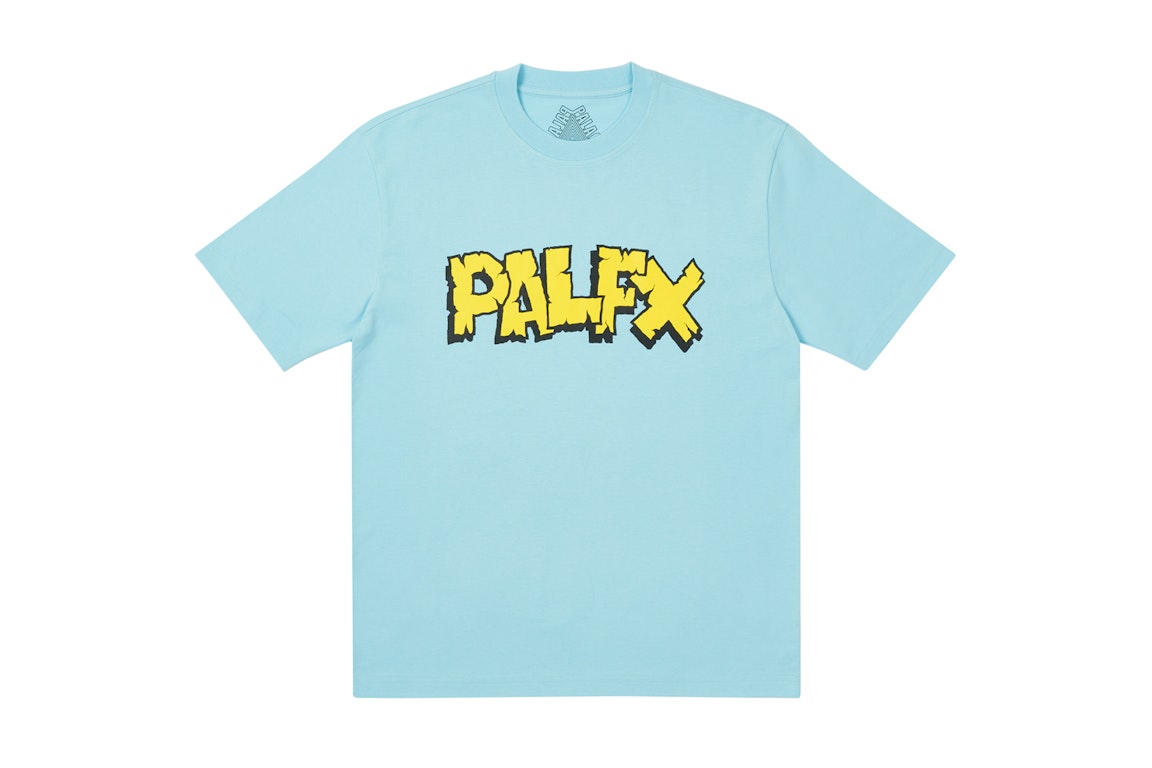 Pre-owned Palace Nein Fx T-shirt Blue