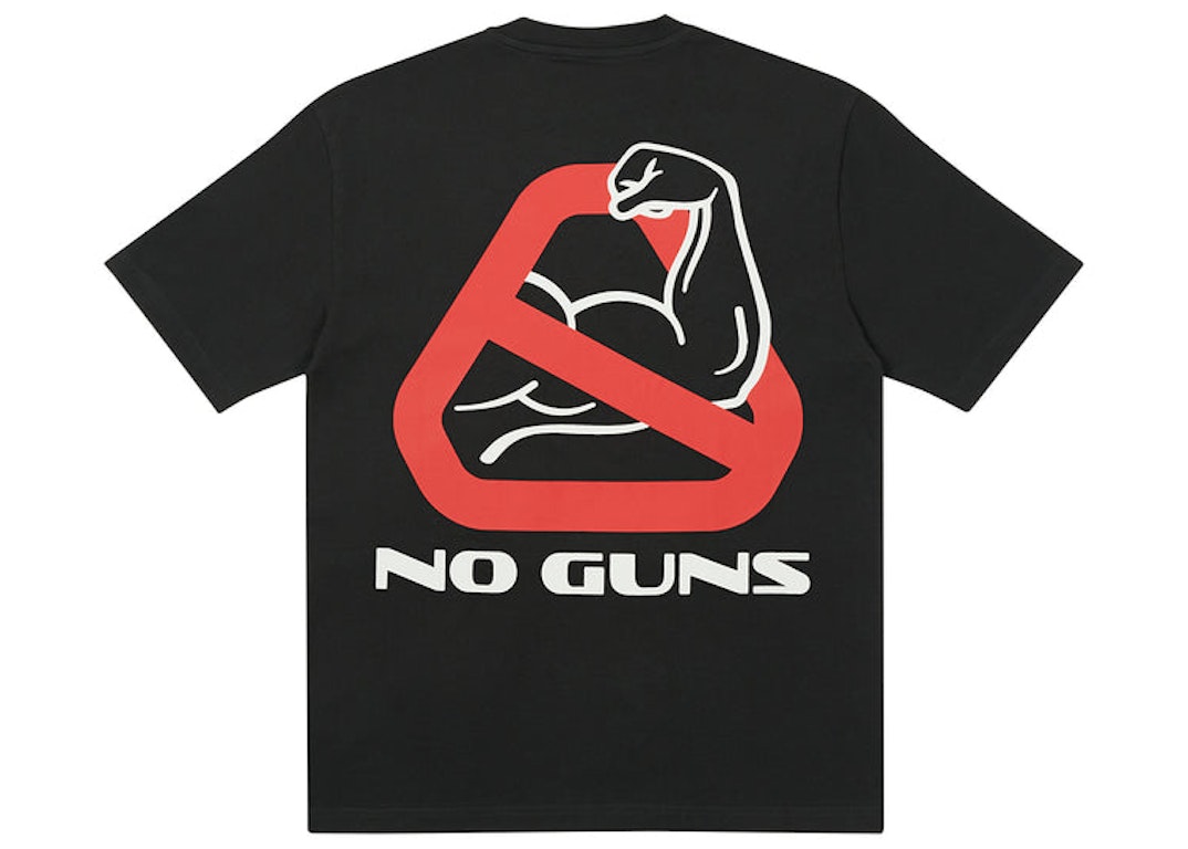 Pre-owned Palace Nein Guns T-shirt Black