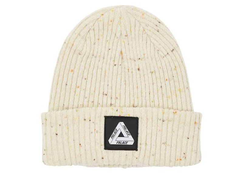 Palace Nepped Tri-Ferg Patch Beanie Black - FW21 - US