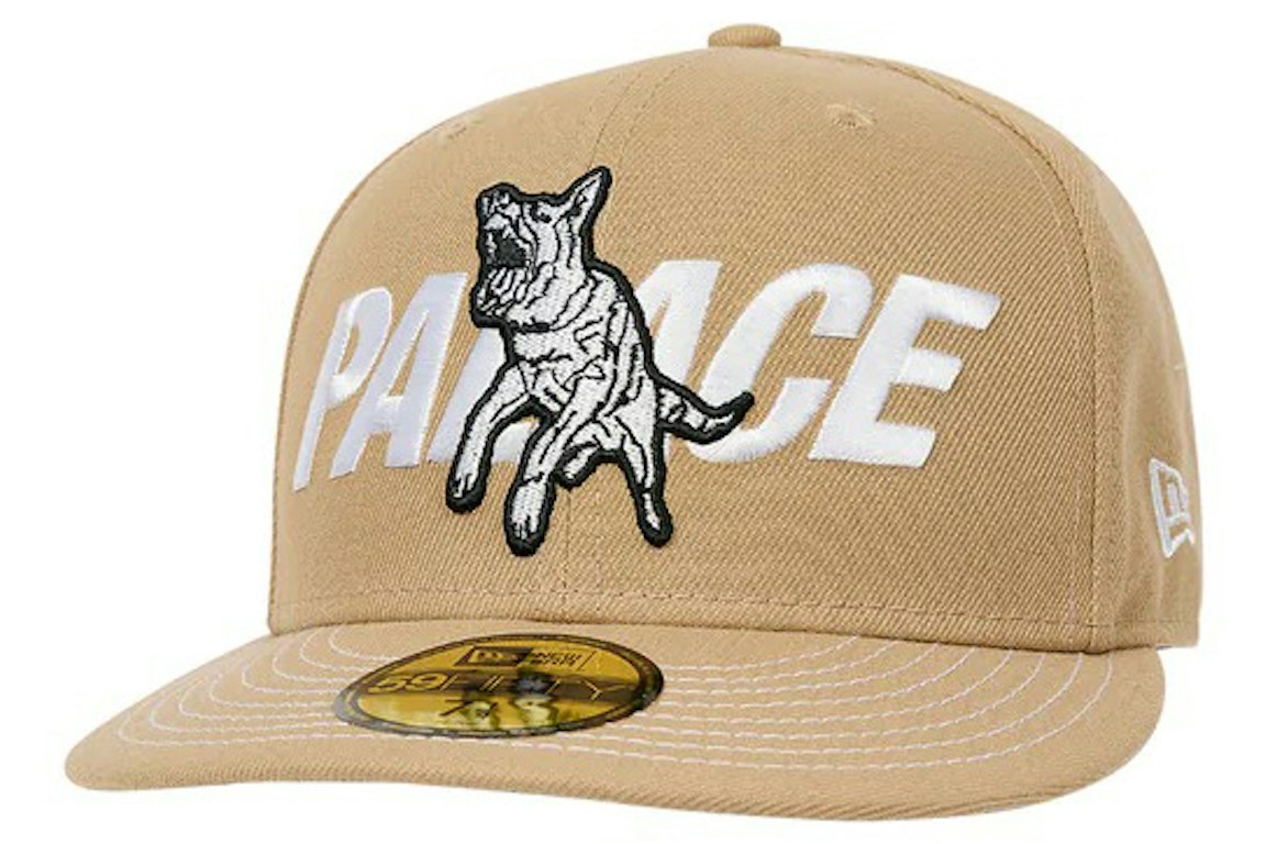 Pre-owned Palace New Era Alsatian 59fifty Cap Sand