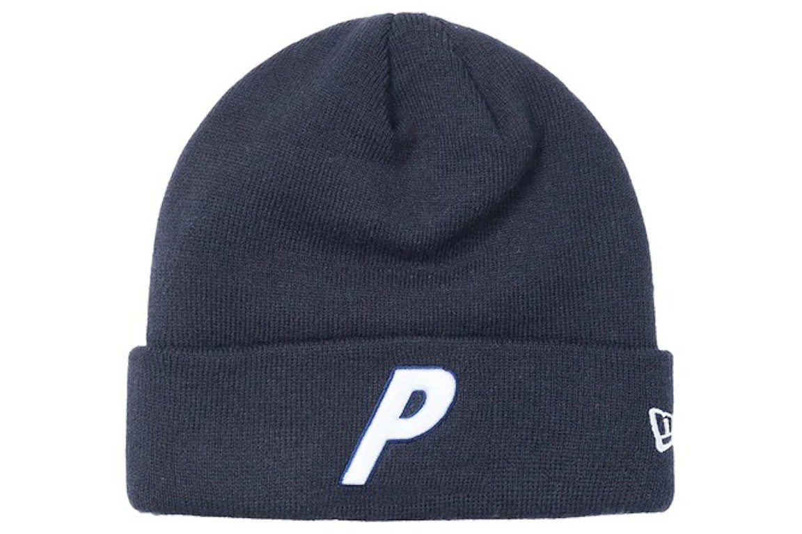 Pre-owned Palace New Era P Beanie Navy