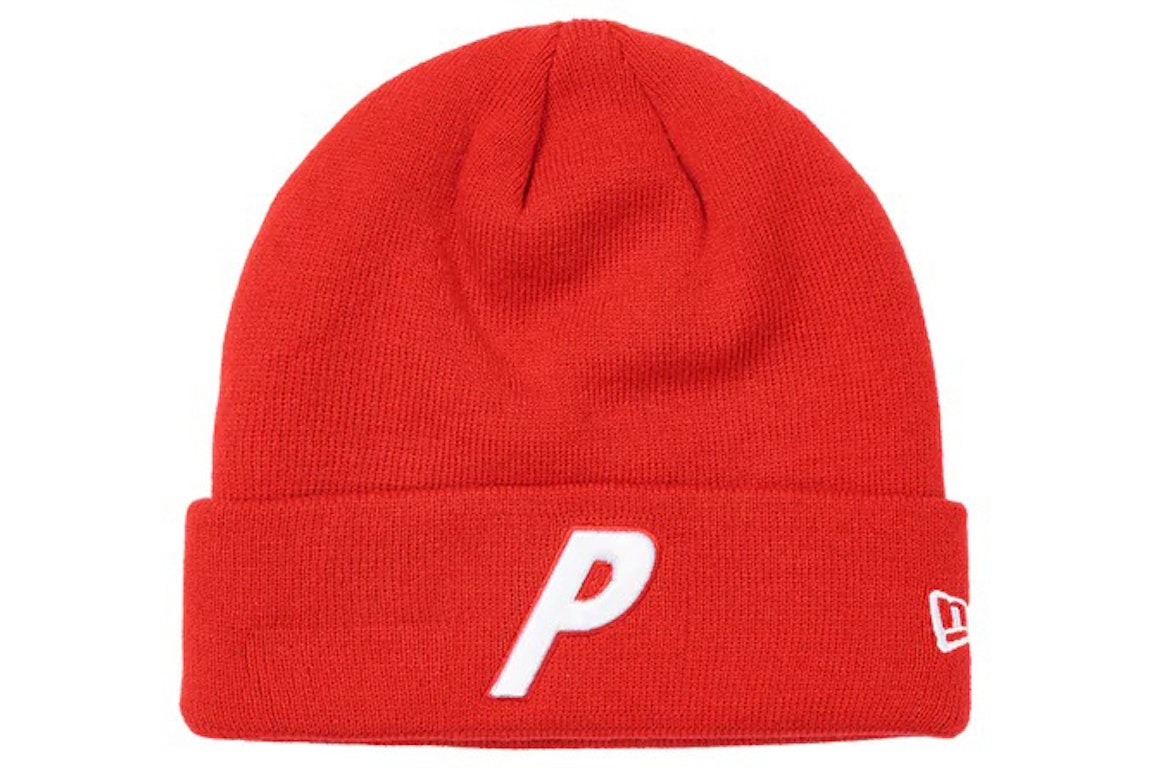 Pre-owned Palace New Era P Beanie Red