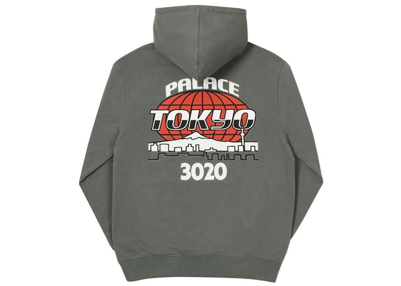 Palace New Era Tokyo Hood Gun Metal Fw Palace New Era Tokyo Hood Gun Metal Fw