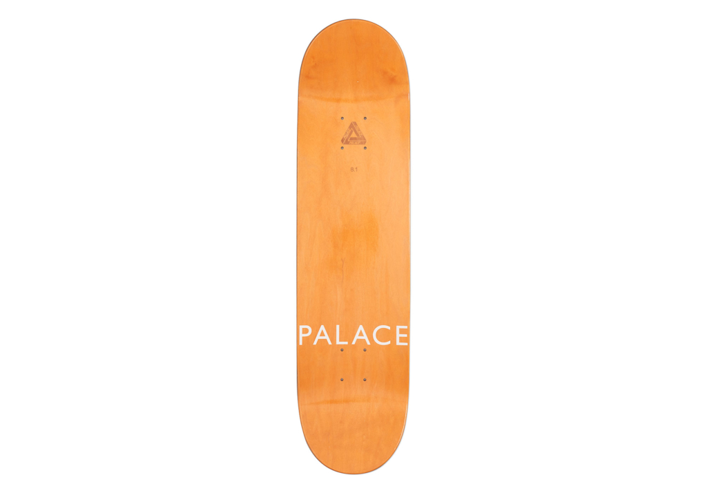Palace Nicked 8.1 Skateboard Deck Orange - SS19 - US