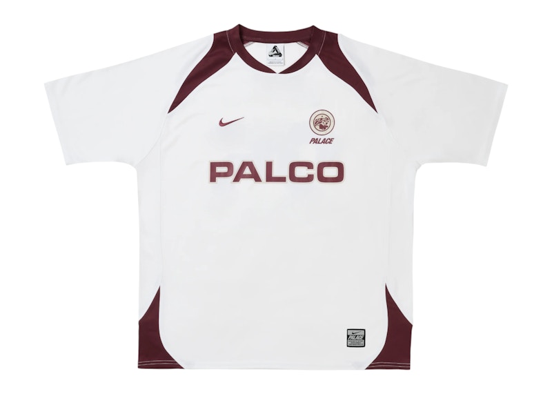 Palace Nike Shop Jersey White/Dark Red Men's - FW25 - US