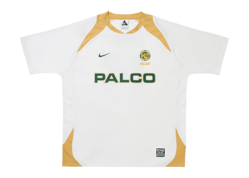 Palace Nike Shop Jersey White/Yellow Men's - FW25 - US