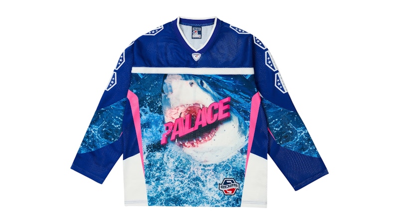 Palace No Bitin' Hockey Jersey Navy Men's - FW25 - US
