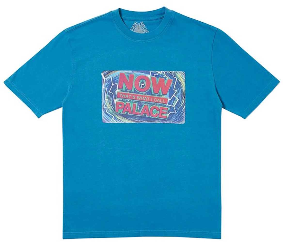 Palace Now That's What I Call Palace T-Shirt Blue Men's - FW18 - US