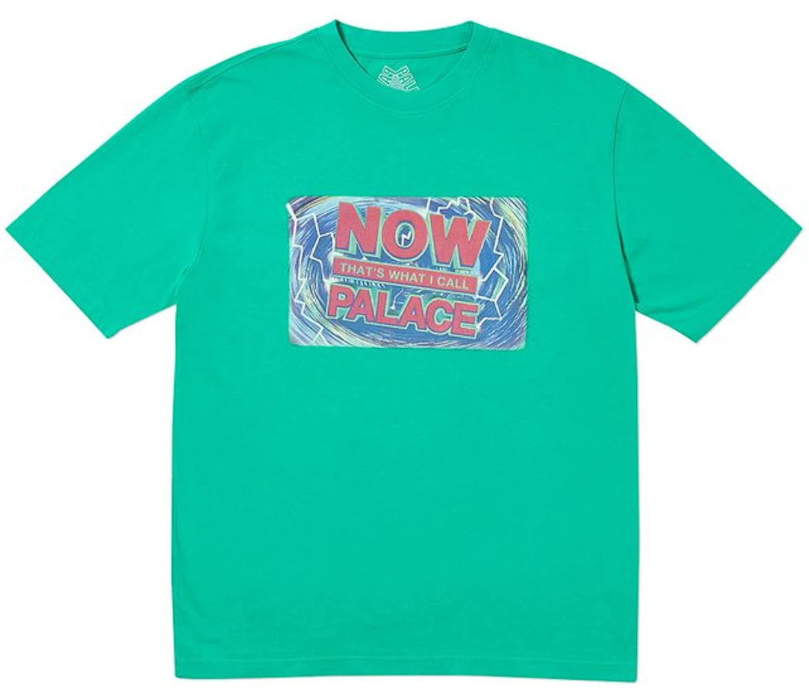 Palace Now That's What I Call Palace T-Shirt Pool Green - FW18 Men's - GB