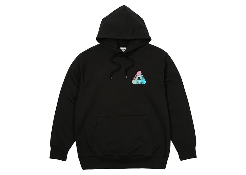 Palace Ombre Tri-Ferg Hood Black Men's - SS23 - US