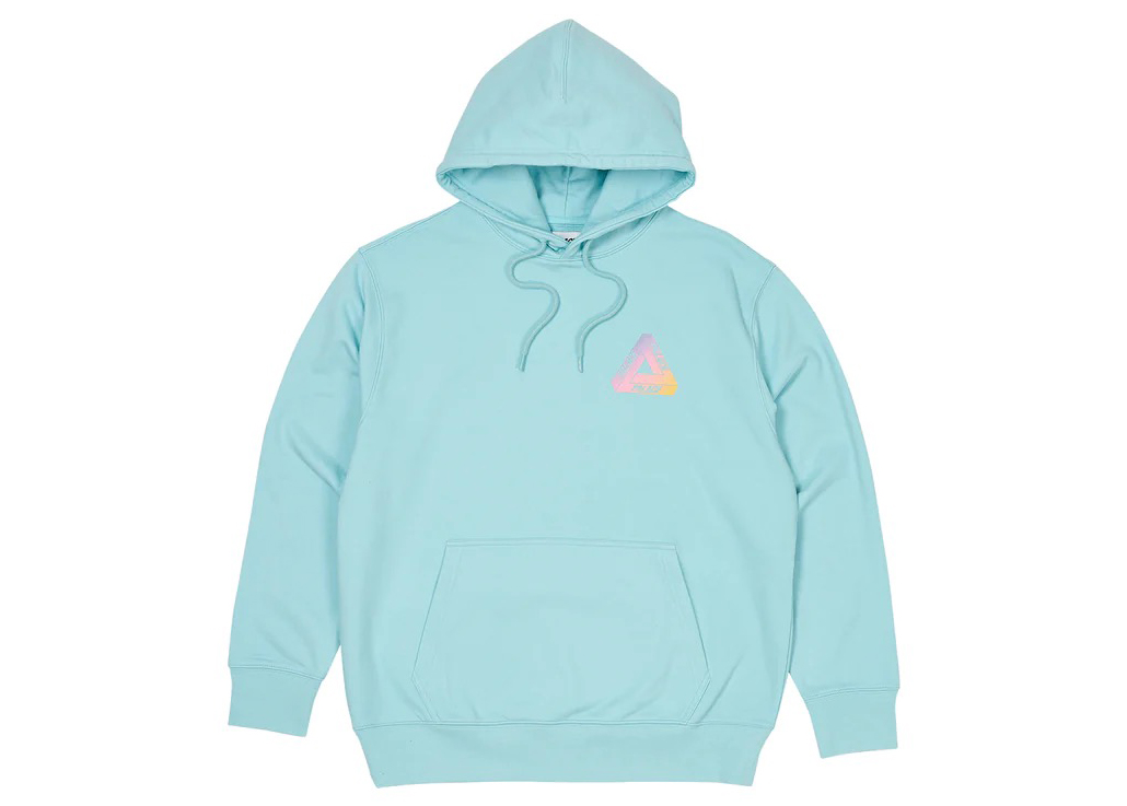 Palace Ombre Tri-Ferg Hood Crystalised Blue Men's - SS23 - US