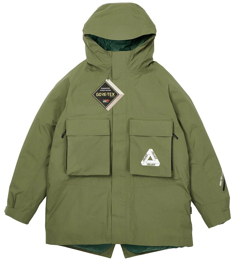 Palace Optical 2-In-1 Gore-Tex Parka Olive/Optical Green Men's - FW20 - US