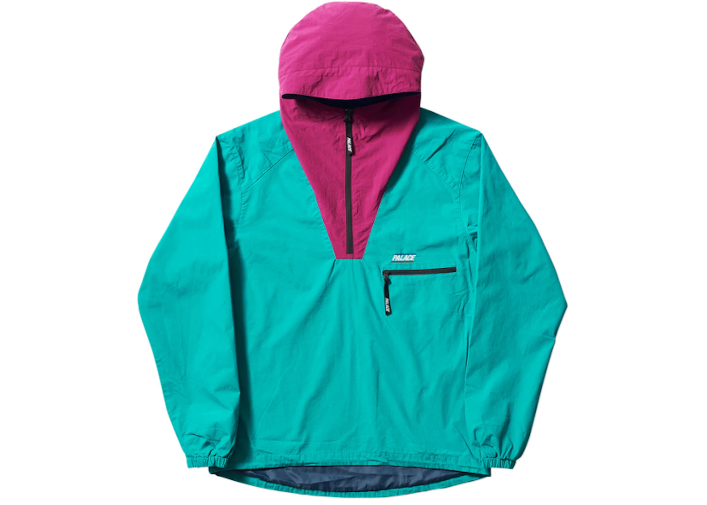 Palace Outer Shell Smock Teal/Raspberry Men's - Winter 2017 - US