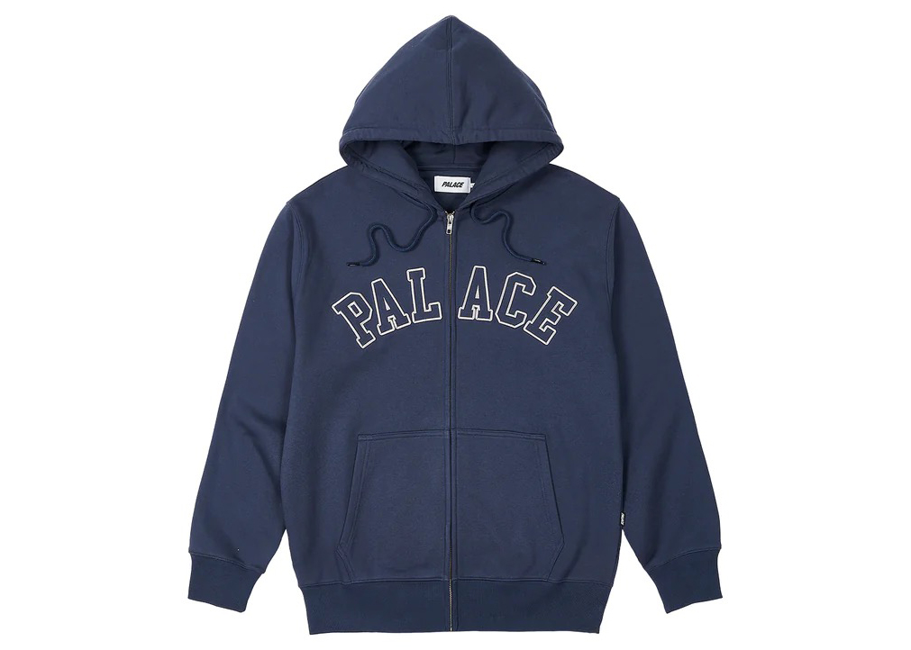 Palace Skateboards Arch Zip Hood White S