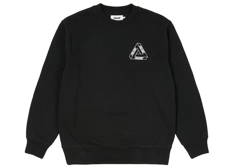 Palace Outliner MIT Designer Crew Black Men's - SS21 - US