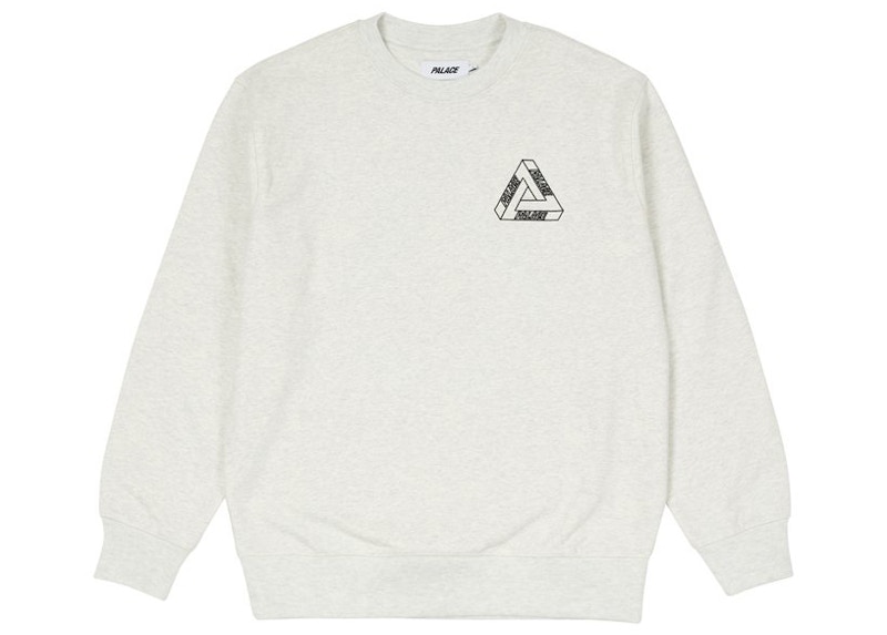 Palace Outliner MIT Designer Crew Light Grey Marl Men's - SS21 - US