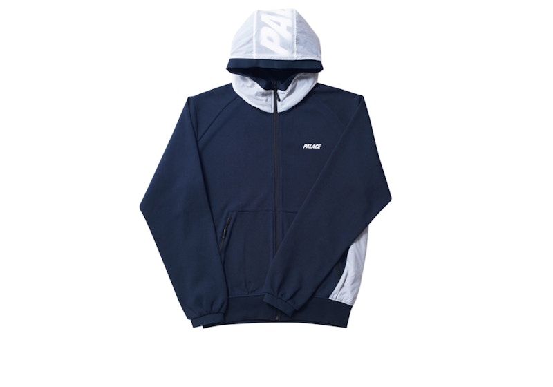 Palace Overlay Track Top Navy/White Men's - Spring 2017 - US