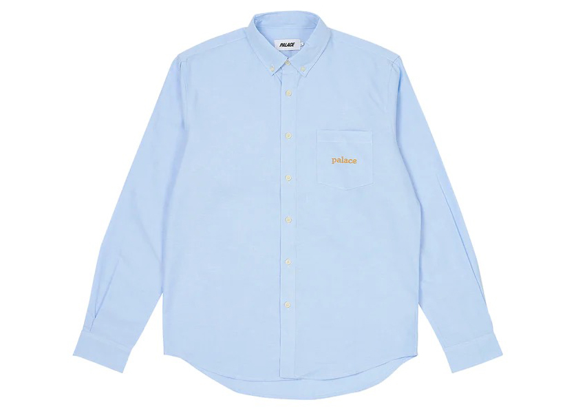 Palace Oxford Shirt Light Blue Men's - SS23 - US