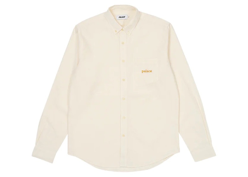 Palace Oxford Shirt Soft White Men's - SS23 - GB