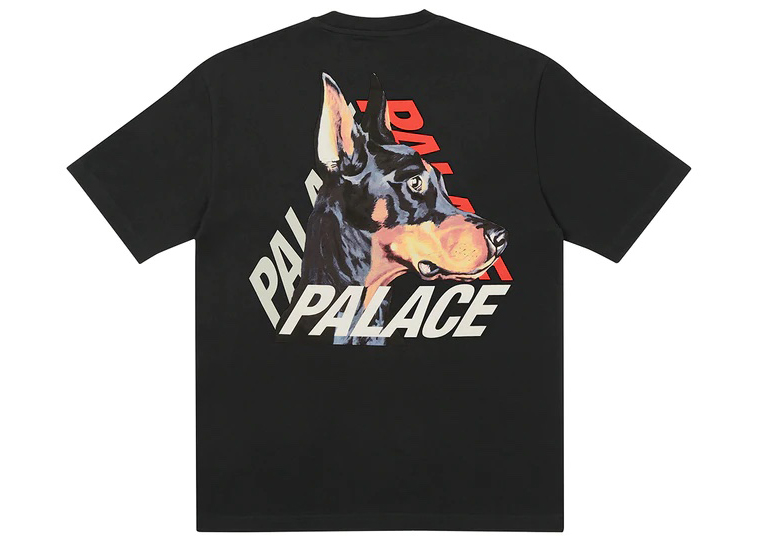 Palace P-3-K-9 T-shirt Black メンズ - SS22 - JP