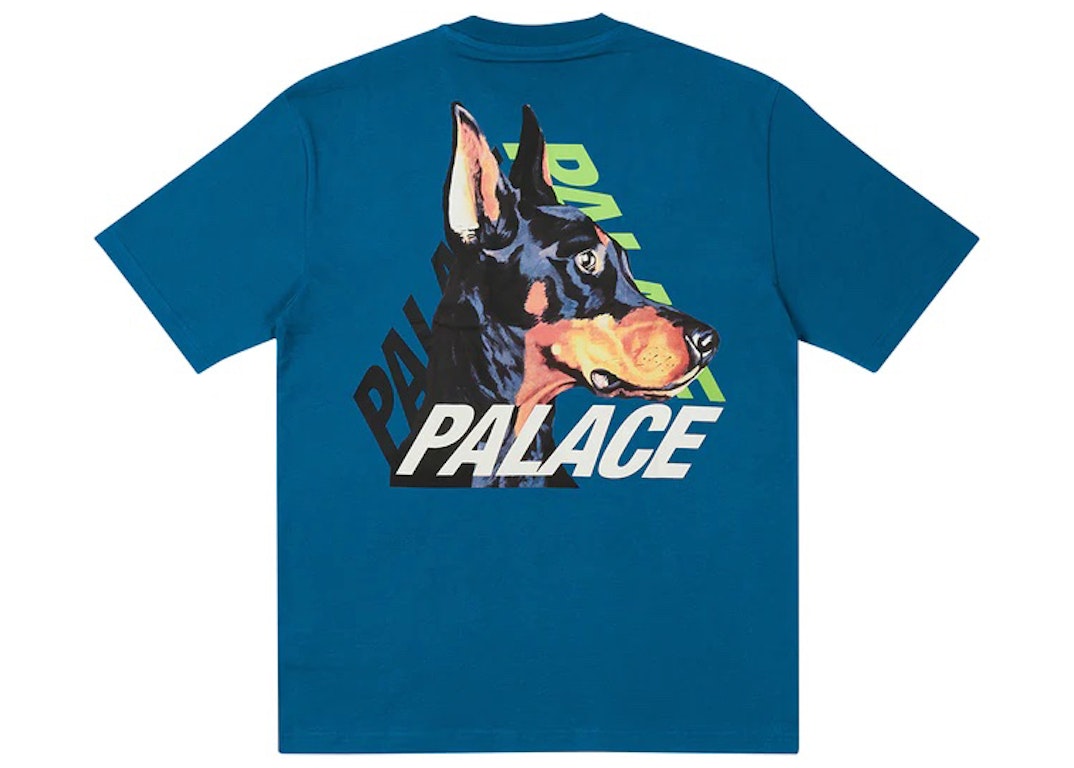 Pre-owned Palace P-3-k-9 T-shirt Blue