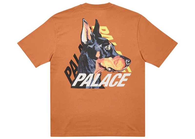 Palace P-3-K-9 T-shirt Caramel Men's - SS22 - US