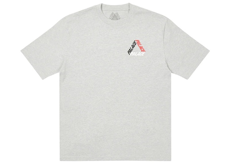 Palace P-3-K-9 T-shirt Grey Marl Men's - SS22 - GB