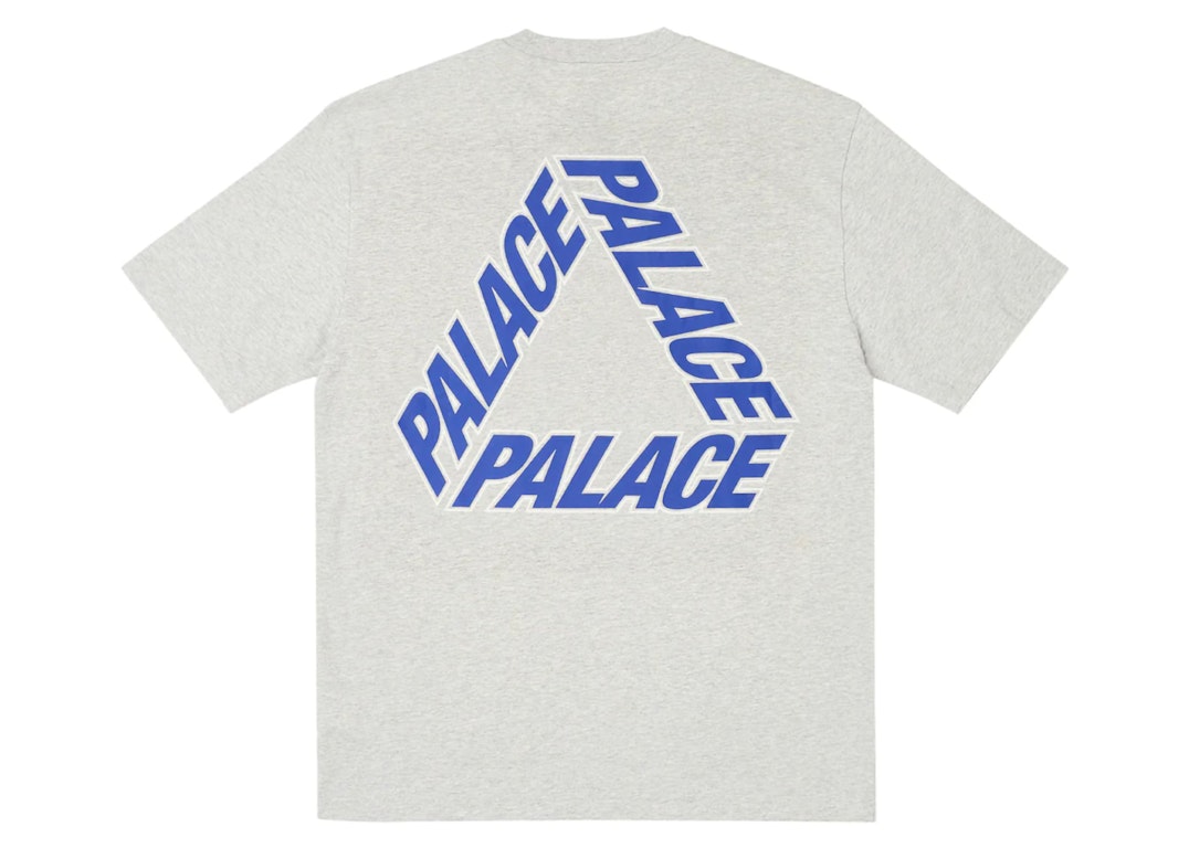 Pre-owned Palace P-3 Outline T-shirt Grey Marl