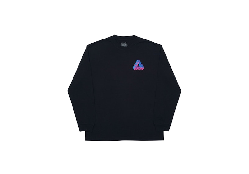 Palace P-3D Longsleeve (FW23) Navy Men's - FW23 - US