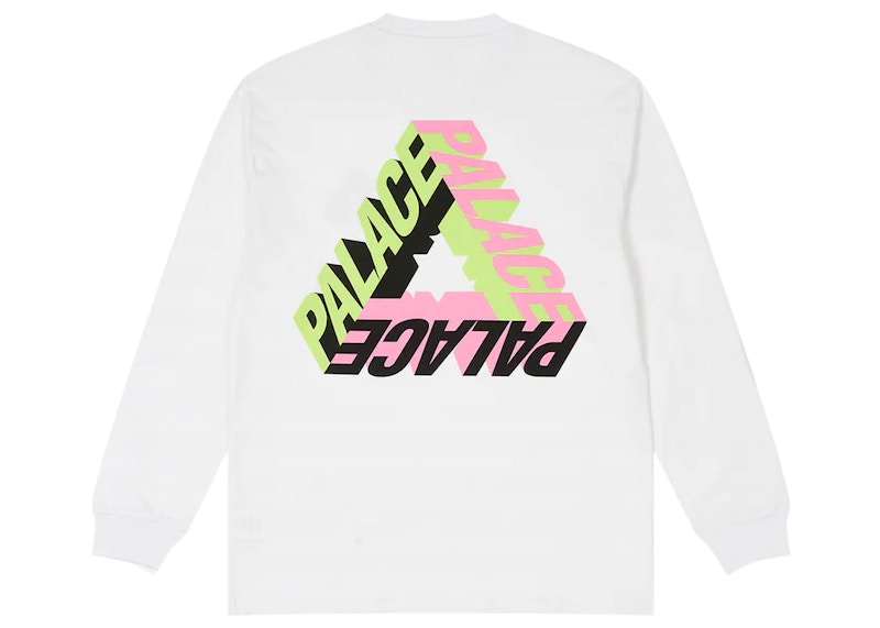 Palace P-3D Longsleeve (FW23) White