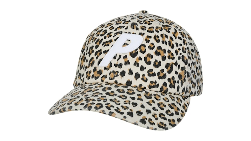Palace P 6-Panel Cap (SS26) Cute Leopard