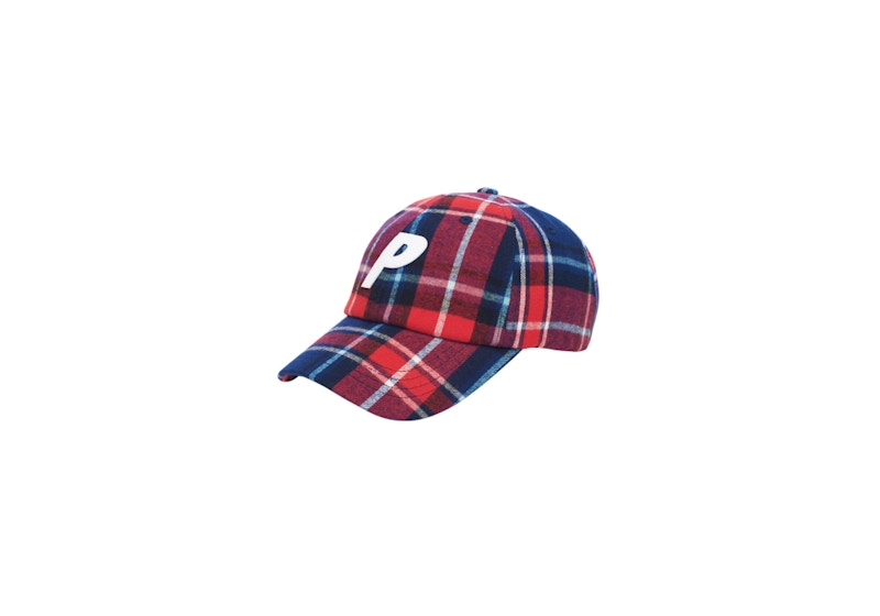Palace P 6-Panel Flannel Red/Blue