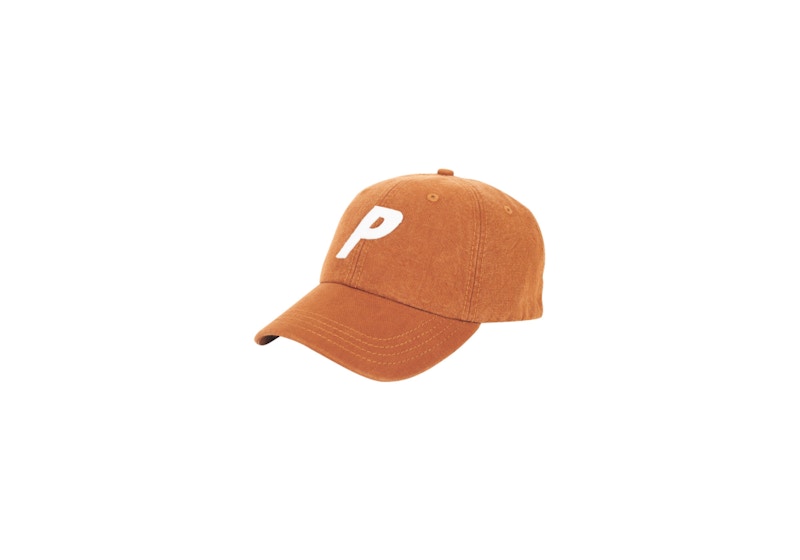 Palace P 6-Panel Washed Canvas Brown/White - SS17 - US