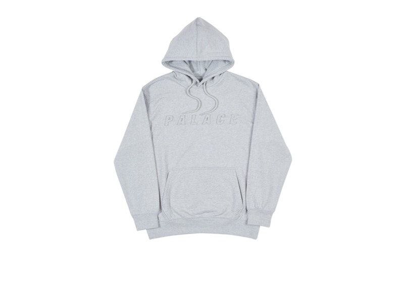 Palace P-A-L Hood Grey Marl Men's - Spring 2018 - US