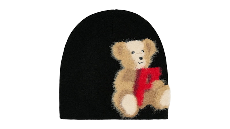 PALACE Pre-owned Men's P Bear Nein Cuff Beanie In Black