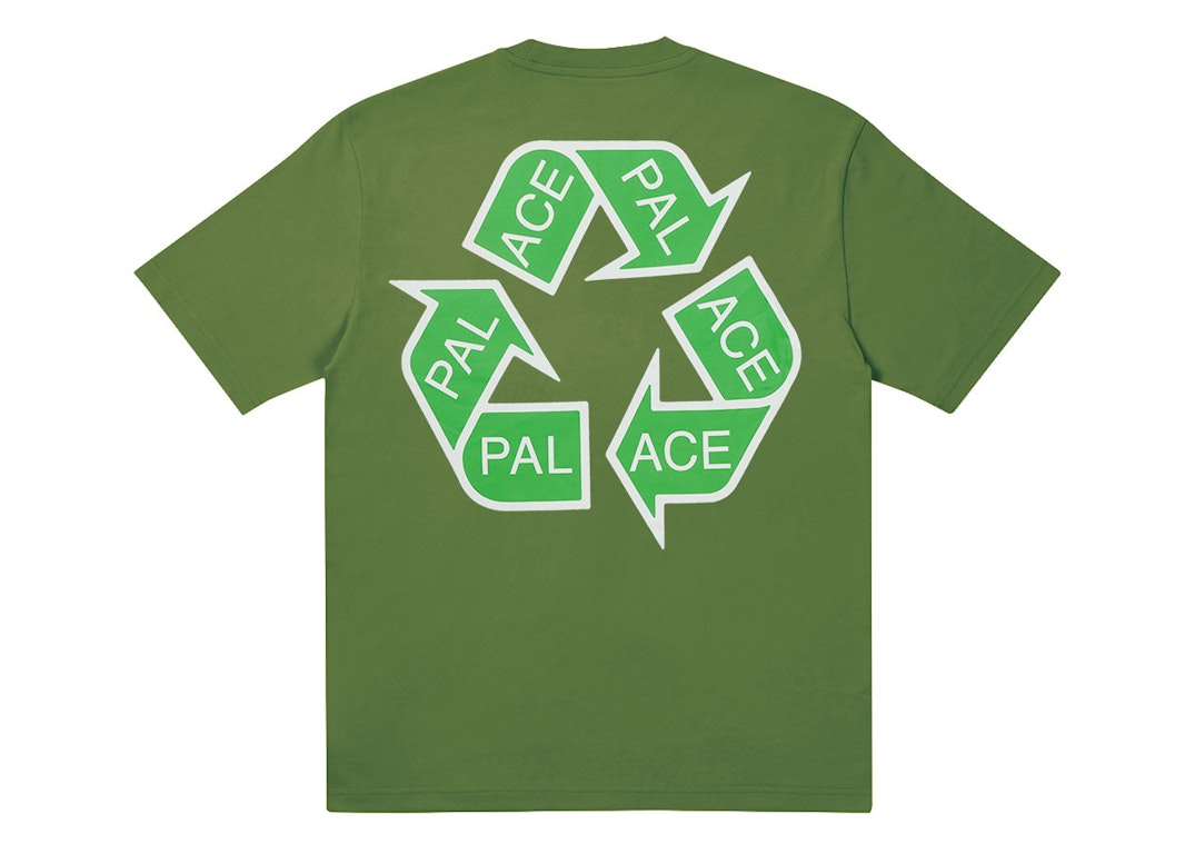 Pre-owned Palace P Cycle T-shirt Green