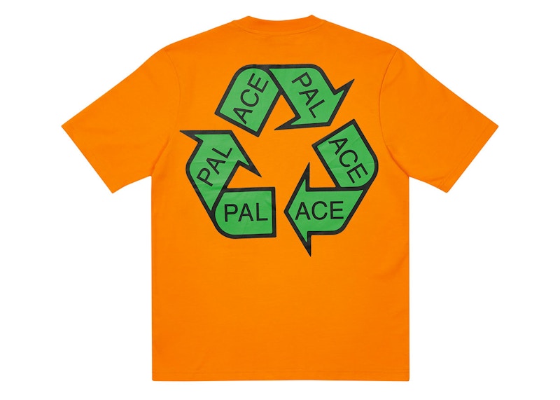 Palace P Cycle T-shirt Orange Men's - SS21 - US