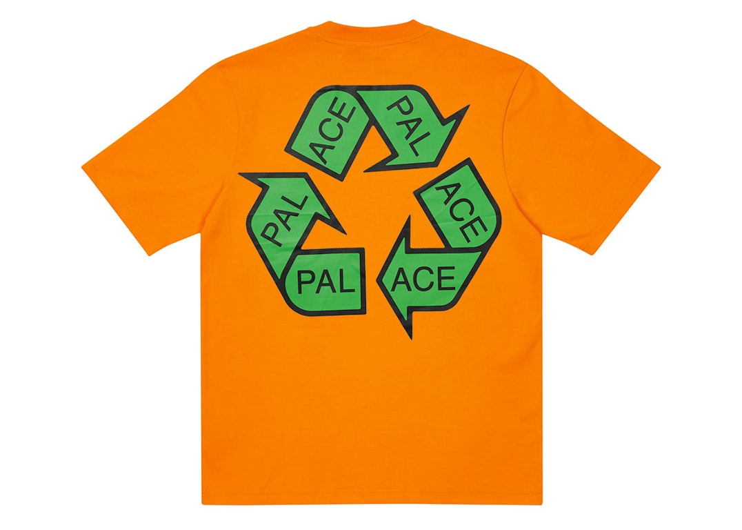 Pre-owned Palace P Cycle T-shirt Orange