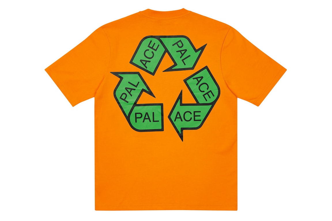 Pre-owned Palace P Cycle T-shirt Orange
