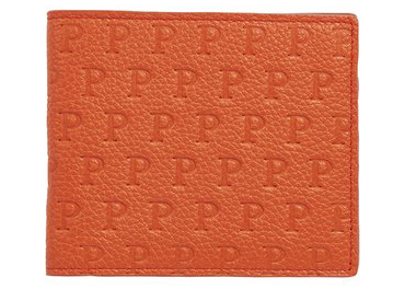 Palace P Embossed Billfold Wallet Orange/Red - FW21 - US