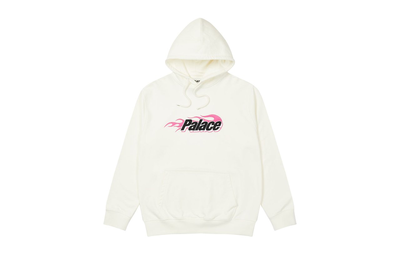 Palace P-Flames Hood White Men's - FW20 - US